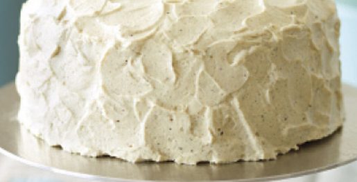 Bolo de Baunilha com cobertura de Baunilha - Receitas da Tia Céu