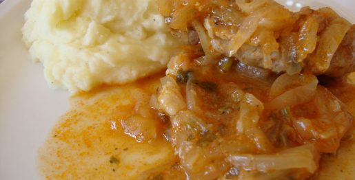 Bifes de Cebolada - Receitas da Tia Céu