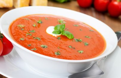 sopa de tomate - Receitas da Tia Céu