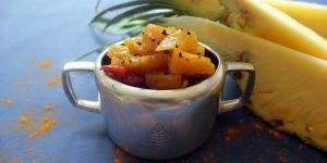 chutney de ananas - Receitas da Tia Céu