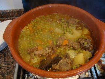 Borrego com Ervilhas