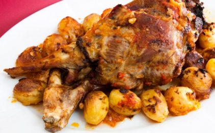 Perna de Borrego Assada