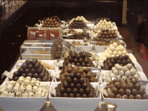 Bombons chocolate cacau - Receitas da Tia Céu