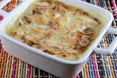 Arroz Doce com Amêndoas