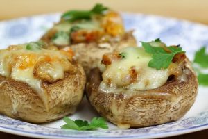 stuffed mushrooms - Receitas da Tia C&eacute;u