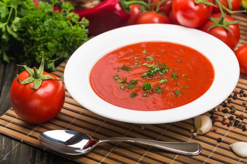 Sopa de Tomates Assados