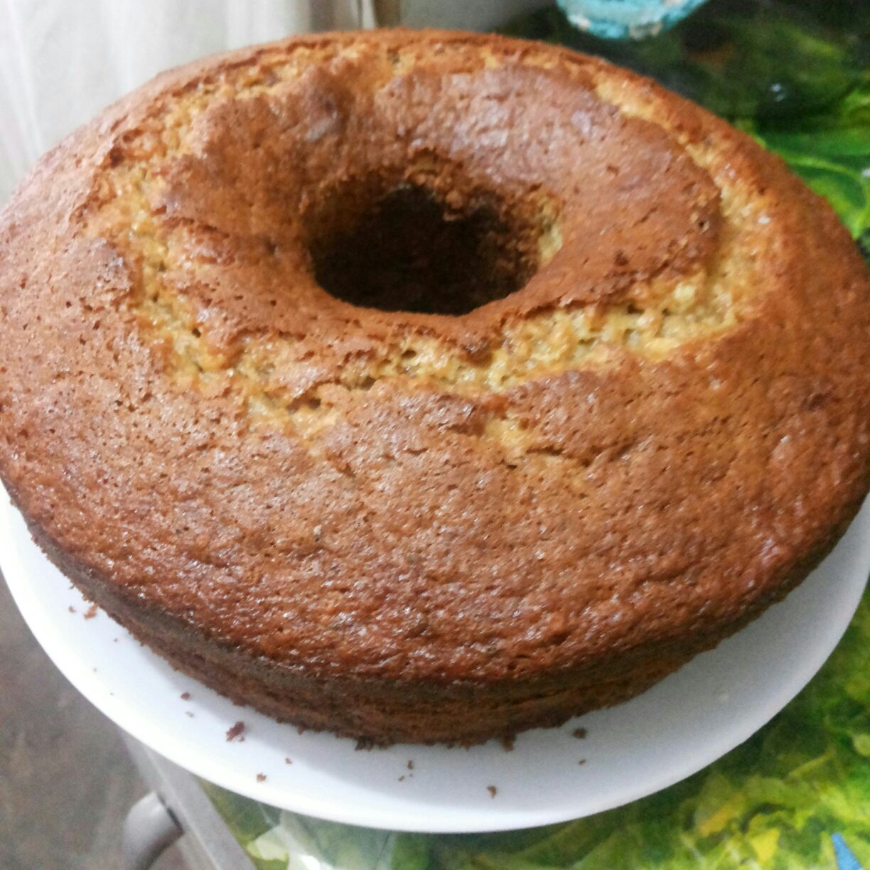 Bolo de Pão Ralado e Canela