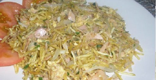 Atum a bras - Receitas da Tia Céu