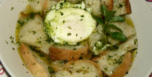 Açorda de Poejo - Receitas da Tia Céu