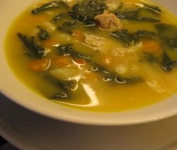 Sopa de Nabiças com Feijão Branco​ - Receitas da Tia Céu