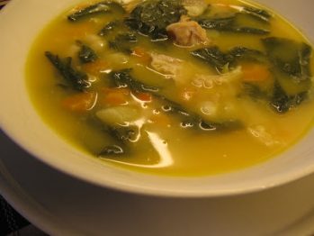 Sopa de Nabiças com Feijão Branco​ - Receitas da Tia Céu