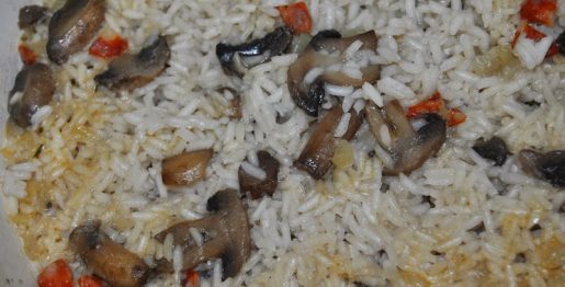 Arroz com Cogumelos - Receitas da Tia Céu