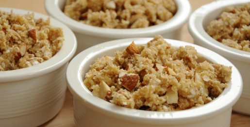 Crumble de Cereais e Fruta - Receitas da Tia Céu