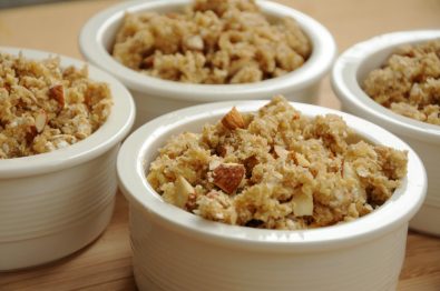 Crumble de Cereais e Fruta - Receitas da Tia Céu