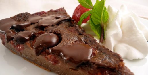 Clafouti de Chocolate​ - Receitas da Tia Céu