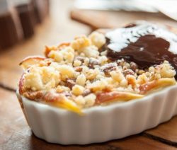 Clafoutis de Maçã - Receitas da Tia Céu