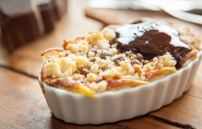 Clafoutis de Maçã - Receitas da Tia Céu