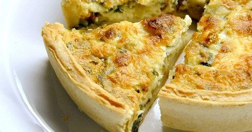 Quiche de Cebola e Linguiça - Receitas da Tia Céu