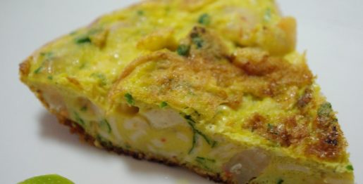 Tortilha de Camarão - Receitas da Tia Céu