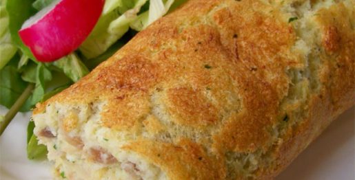 torta de bacalhau - Receitas da Tia Céu