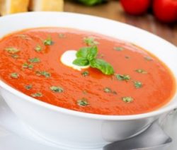 sopa de tomate - Receitas da Tia Céu