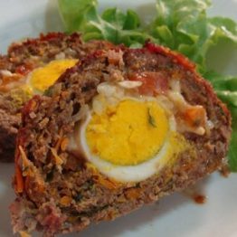 rolo de carne - receitas da Tia Céu