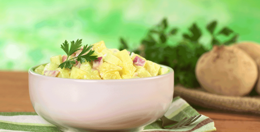 Salada de Batata com Maionese - Receitas da Tia Céu